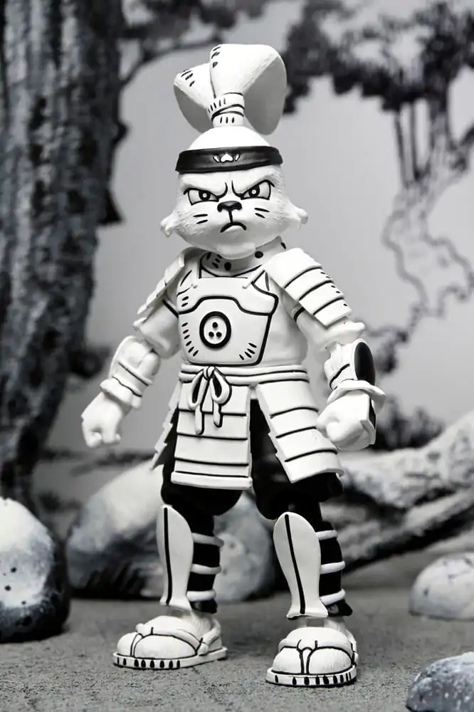 Usagi Yojimbo Action Figure Samurai Usagi Yojimbo Black & White Figure 18 cm termékfotó