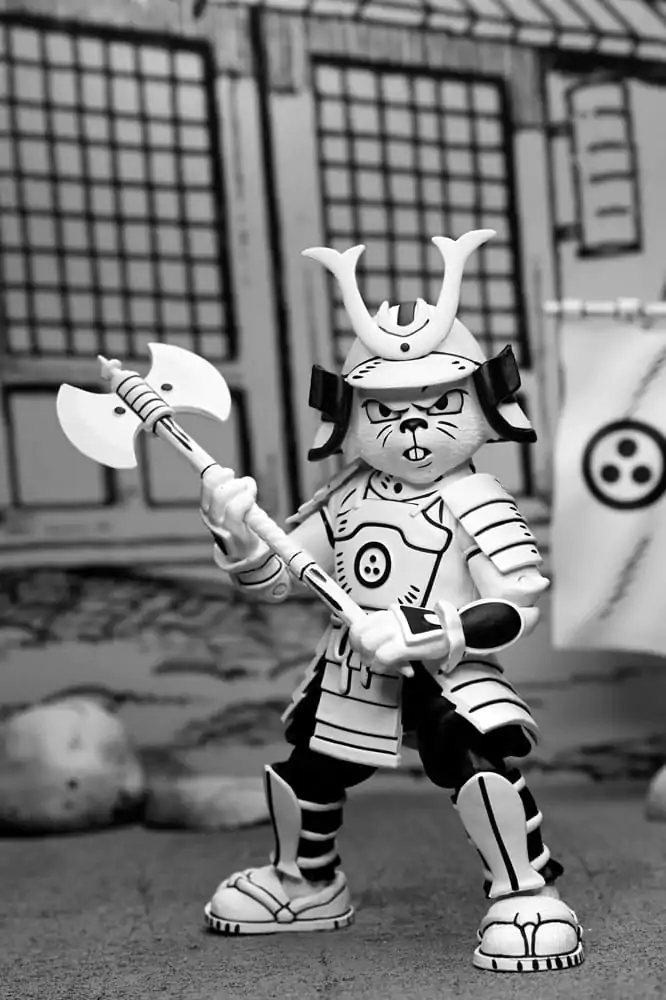 Usagi Yojimbo Action Figure Samurai Usagi Yojimbo Black & White Figure 18 cm termékfotó