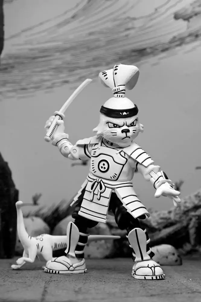 Usagi Yojimbo Action Figure Samurai Usagi Yojimbo Black & White Figure 18 cm termékfotó