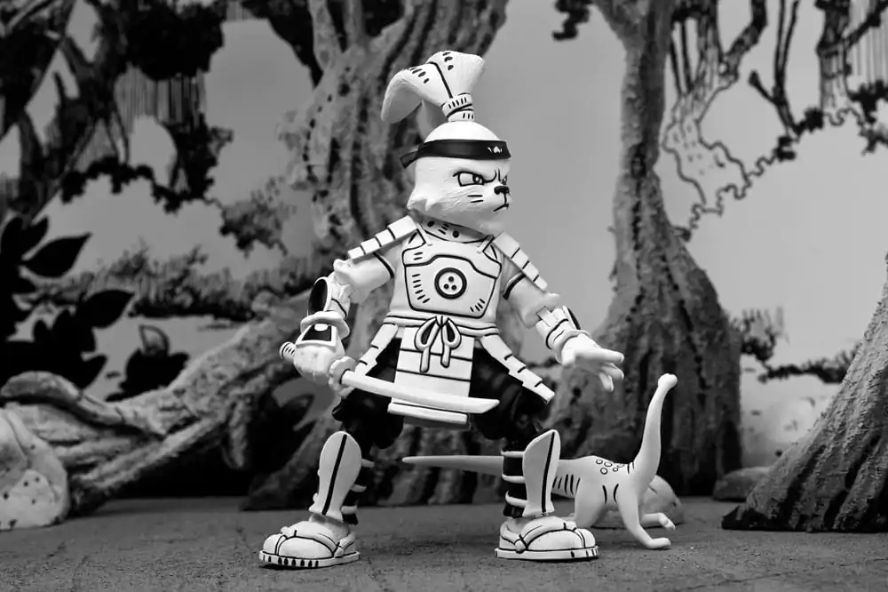 Usagi Yojimbo Action Figure Samurai Usagi Yojimbo Black & White Figure 18 cm termékfotó