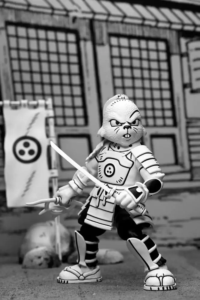 Usagi Yojimbo Action Figure Samurai Usagi Yojimbo Black & White Figure 18 cm termékfotó