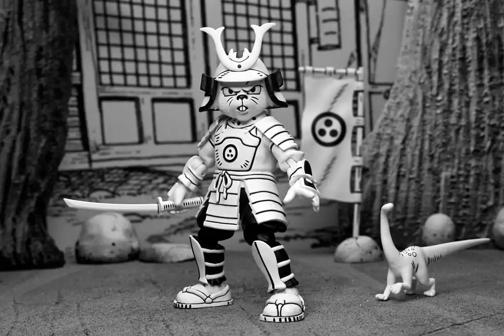 Usagi Yojimbo Action Figure Samurai Usagi Yojimbo Black & White Figure 18 cm termékfotó