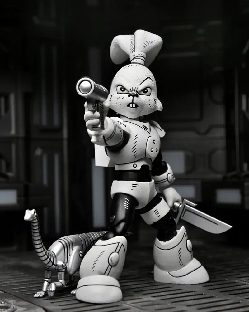 Usagi Yojimbo Action Figure Space Usagi Yojimbo Black & White Figure 18 cm termékfotó