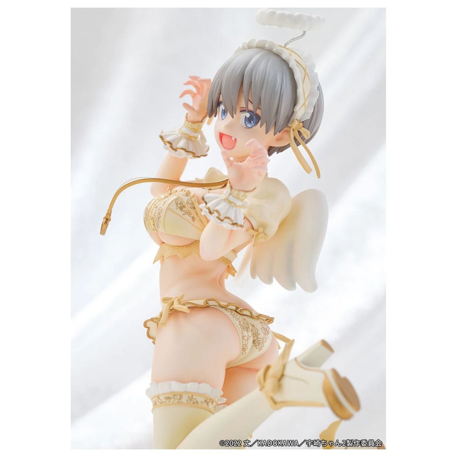 Uzaki-chan Wants to Hang Out! PVC Statue 1/7 Hana Uzaki Angel Ver. 19 cm product photo