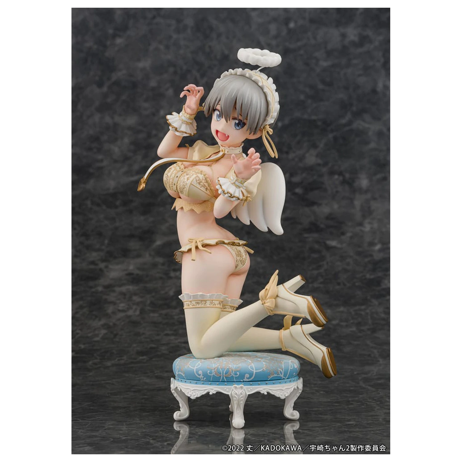 Uzaki-chan Wants to Hang Out! PVC Statue 1/7 Hana Uzaki Angel Ver. 19 cm product photo