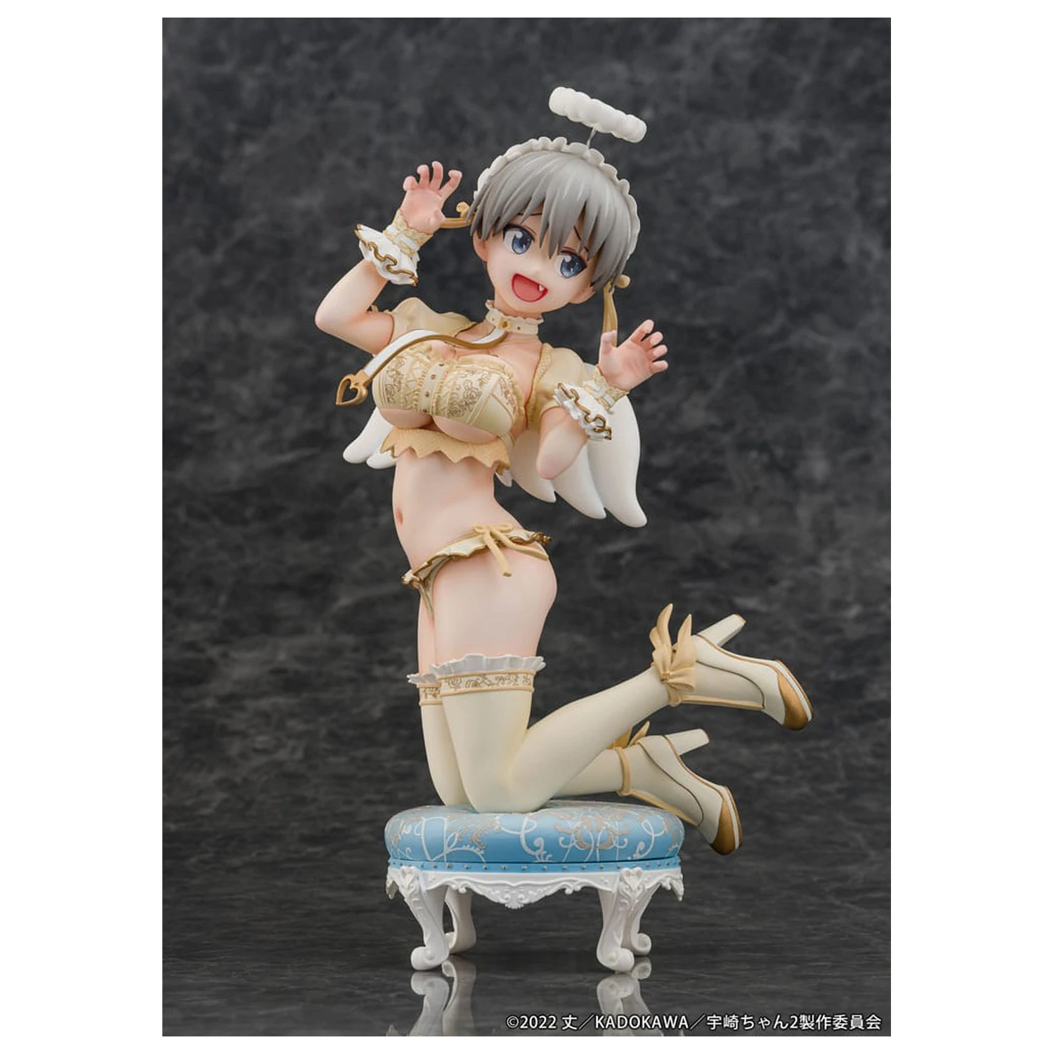 Uzaki-chan Wants to Hang Out! PVC Statue 1/7 Hana Uzaki Angel Ver. 19 cm product photo