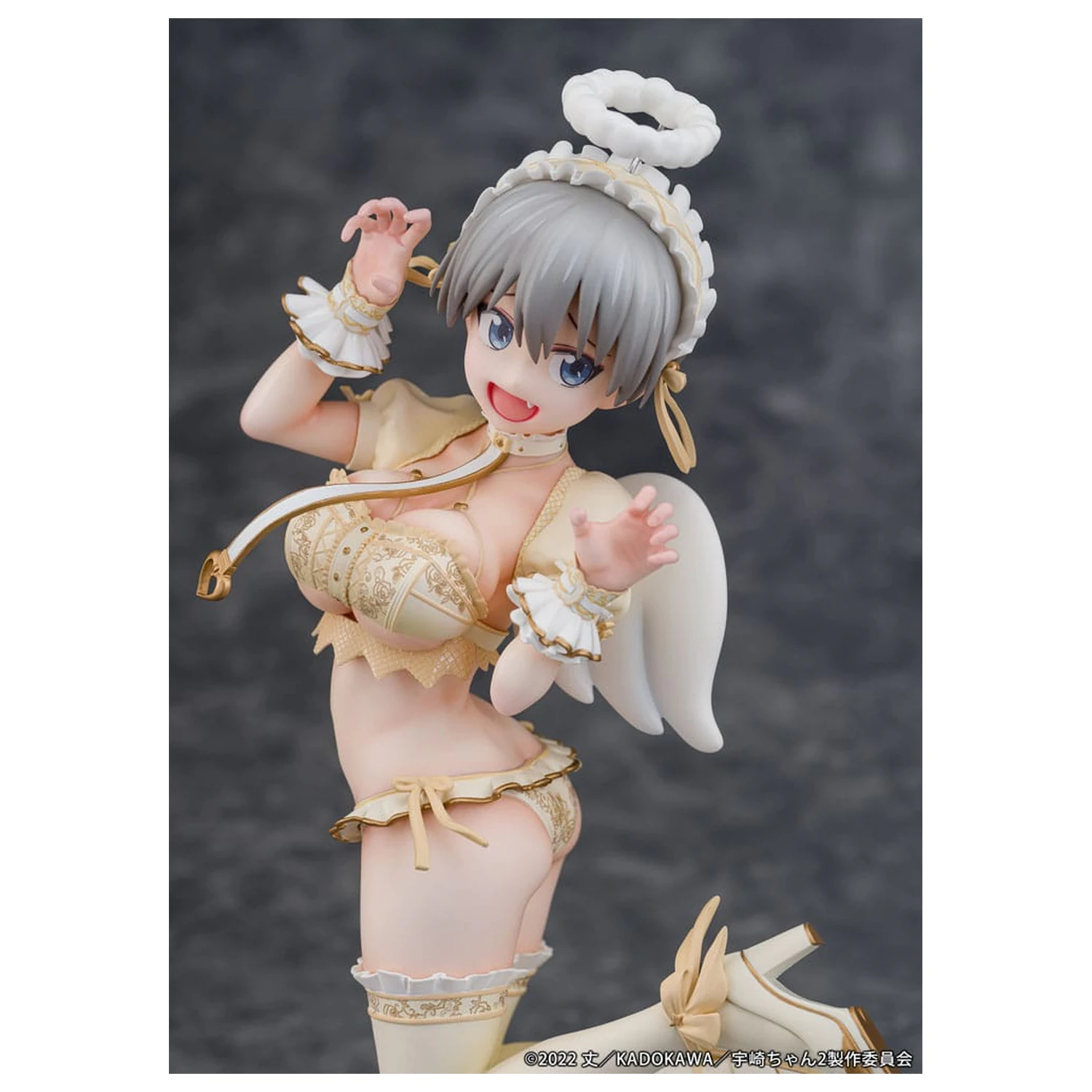 Uzaki-chan Wants to Hang Out! PVC Statue 1/7 Hana Uzaki Angel Ver. 19 cm product photo