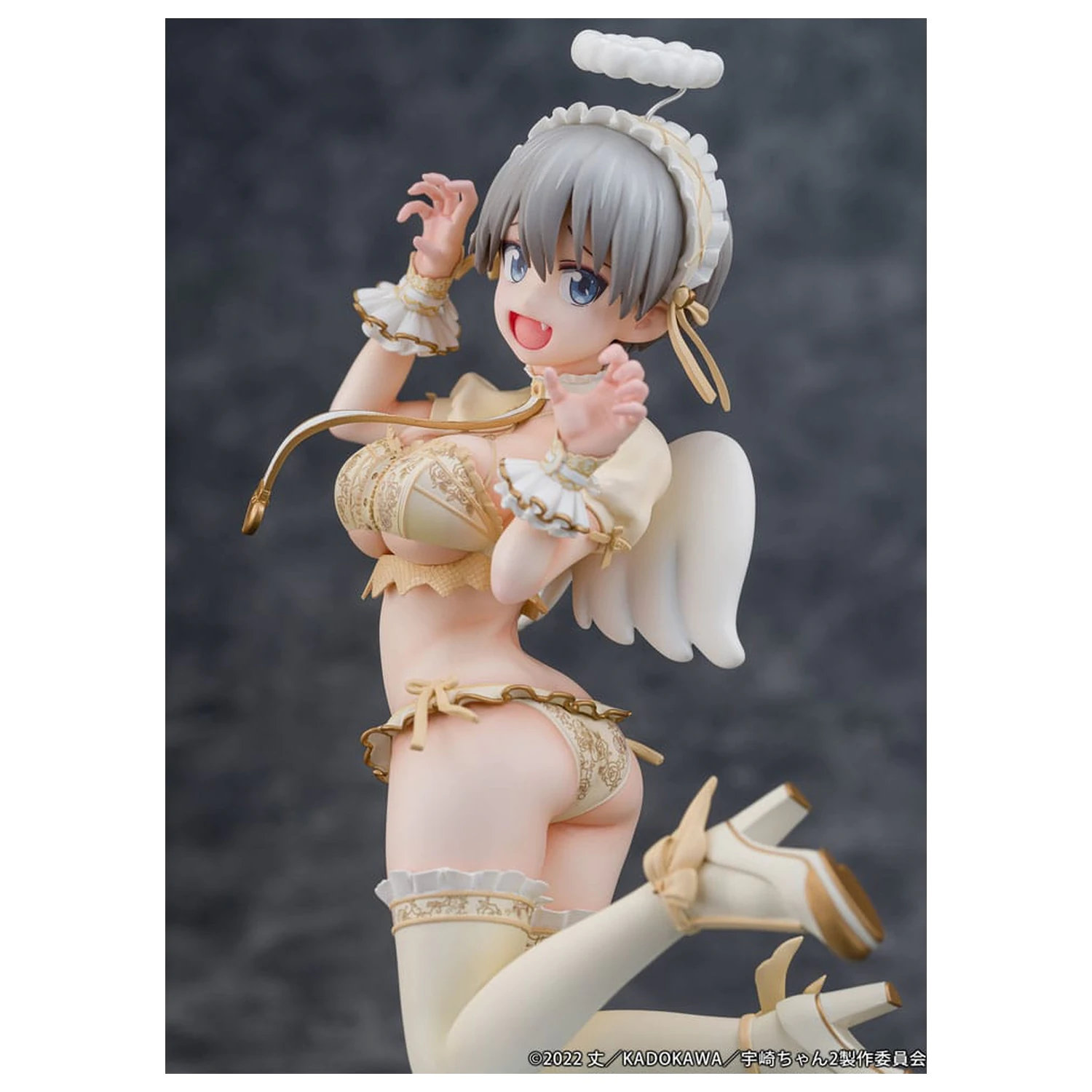 Uzaki-chan Wants to Hang Out! PVC Statue 1/7 Hana Uzaki Angel Ver. 19 cm product photo