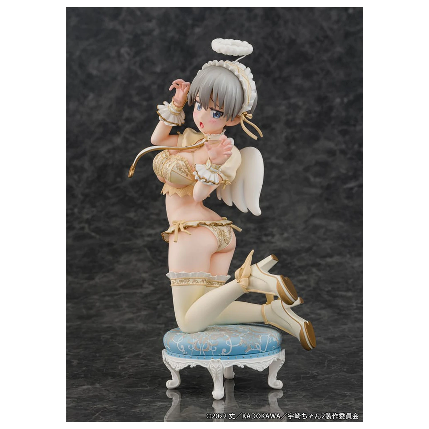 Uzaki-chan Wants to Hang Out! PVC Statue 1/7 Hana Uzaki Angel Ver. 19 cm product photo