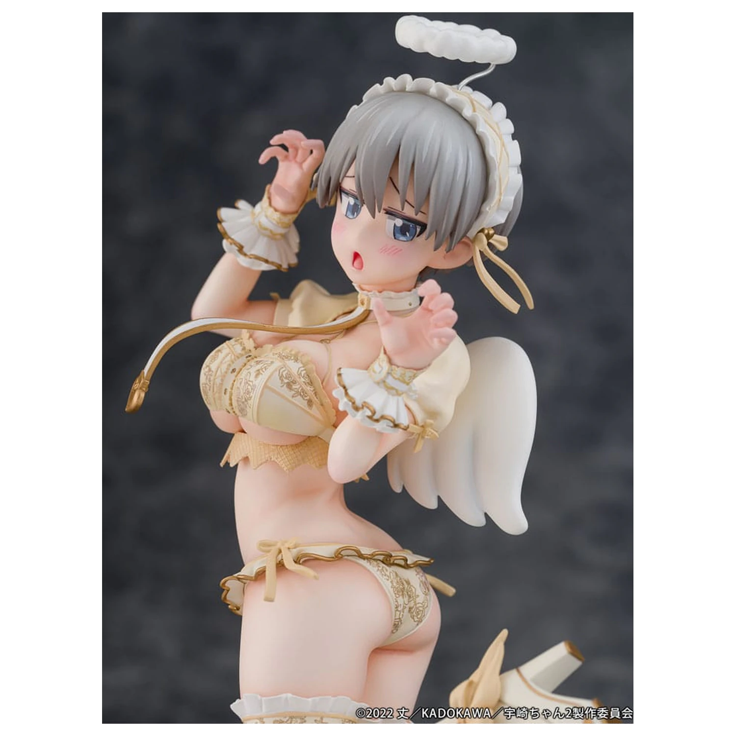Uzaki-chan Wants to Hang Out! PVC Statue 1/7 Hana Uzaki Angel Ver. 19 cm product photo