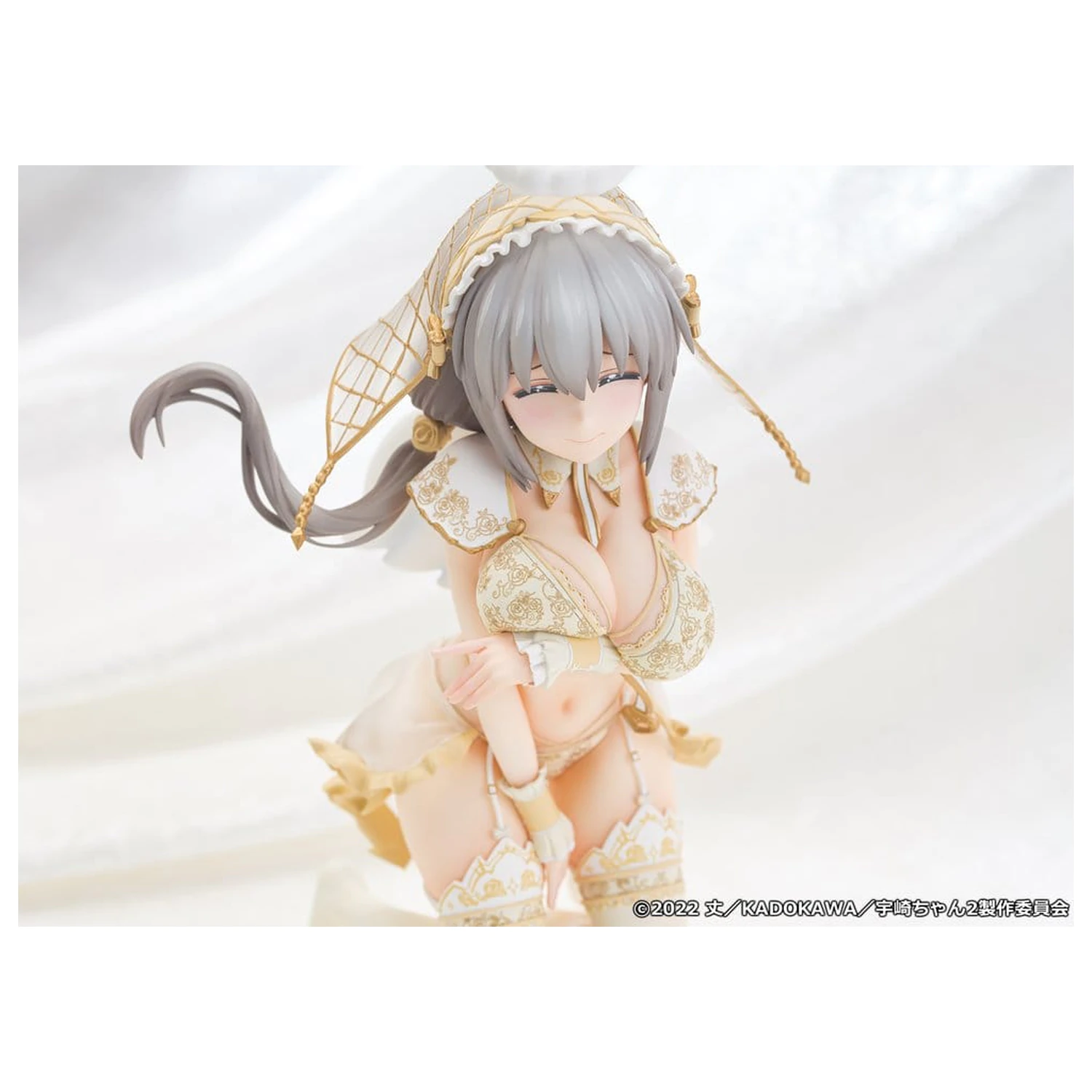 Uzaki-chan Wants to Hang Out! PVC Statue 1/7 Tsuki Uzaki Angel Ver. 19 cm product photo