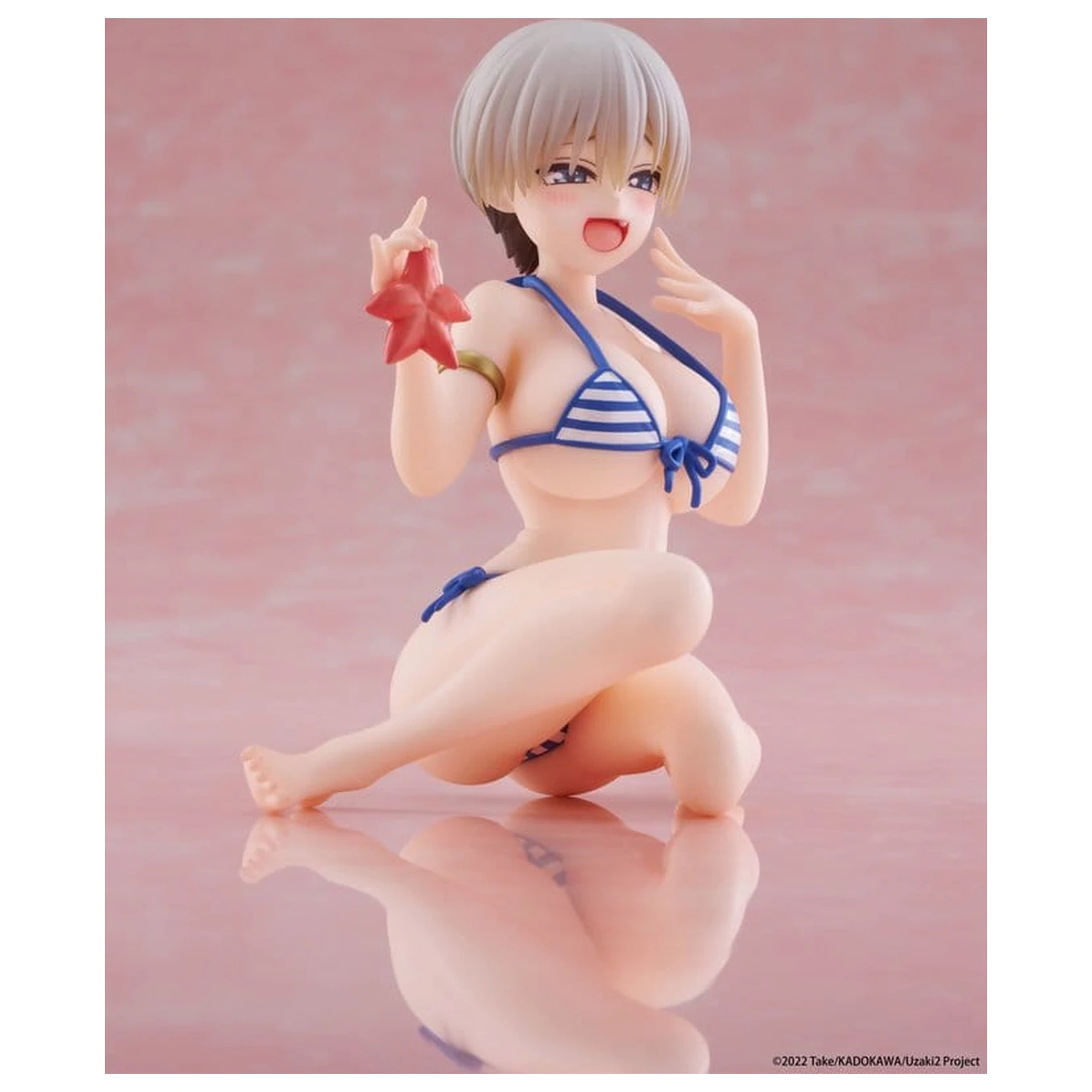 Uzaki-chan Wants to Hang Out! Desktop Cute PVC Figure Hana Uzaki (Swim wear Ver.) 13 cm product photo