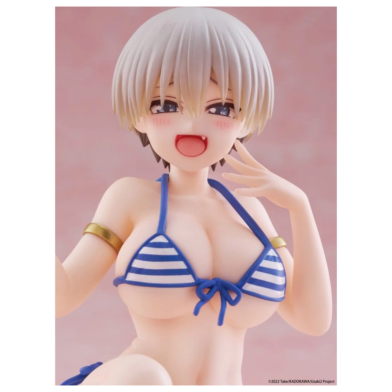 Uzaki-chan Wants to Hang Out! Desktop Cute PVC Figure Hana Uzaki (Swim wear Ver.) 13 cm product photo
