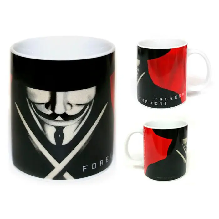 V of Vendetta Freedom mug product photo