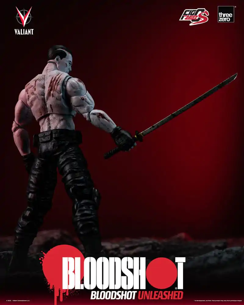 Valiant Comics FigZero S Action Figure 1/12 Bloodshot Unleashed 15 cm termékfotó