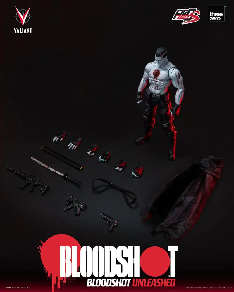 Valiant Comics FigZero S Action Figure 1/12 Bloodshot Unleashed 15 cm termékfotó