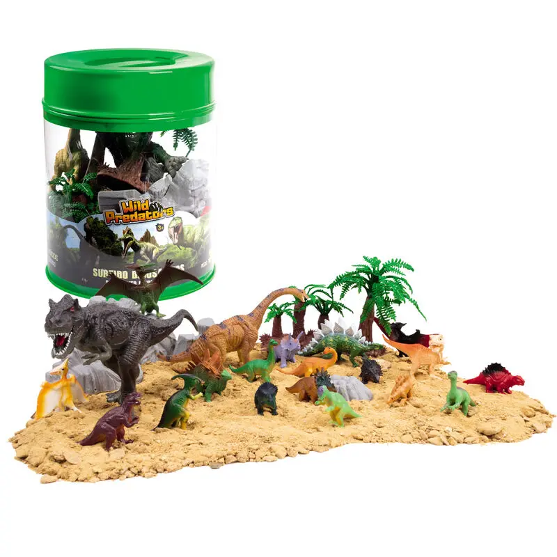 Assorted Dinosaurs container figures 26pcs product photo