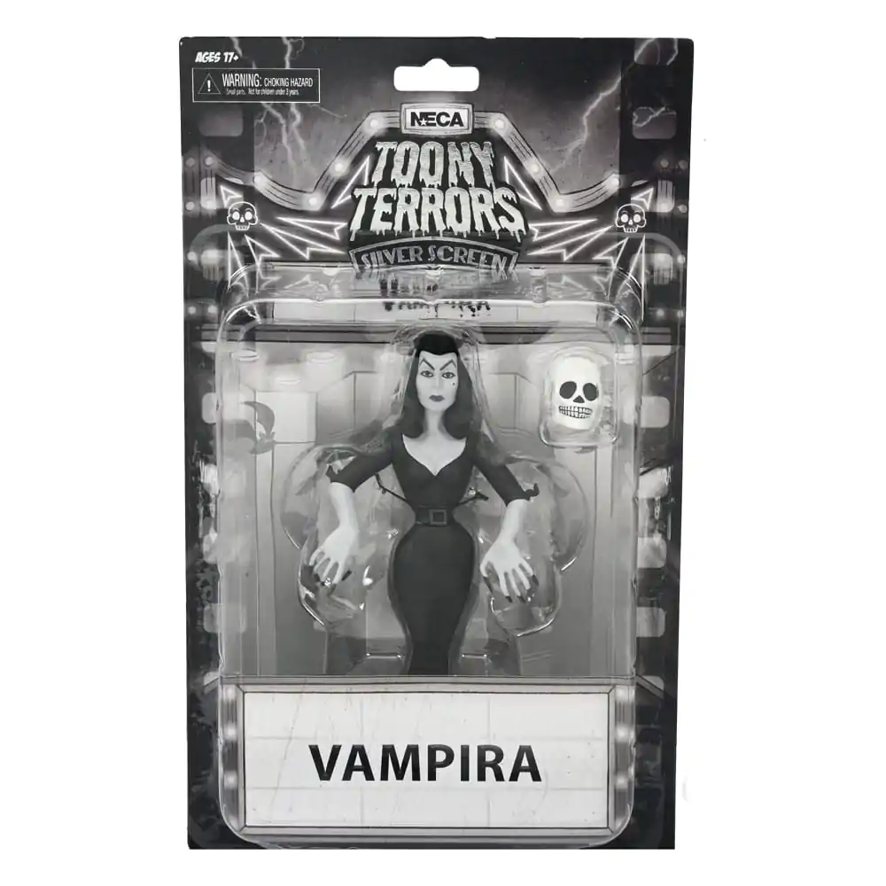 Vampira Toony Terrors Action Figure Vampira Silver Screen Edition 15 cm termékfotó