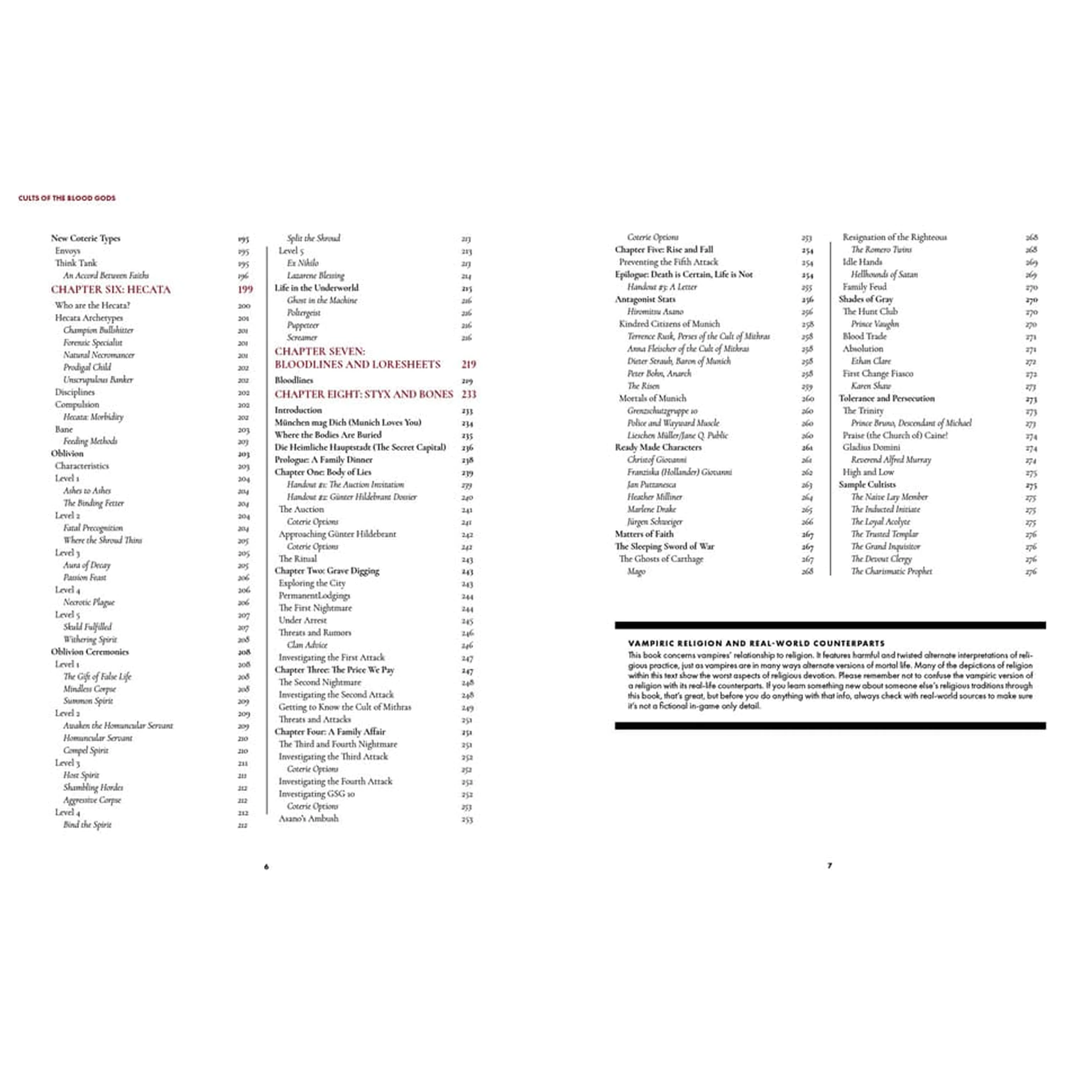 Vampire: The Masquerade 5th Edition RPG book Cults of the Blood Gods Sourcebook *Englische Version* product photo