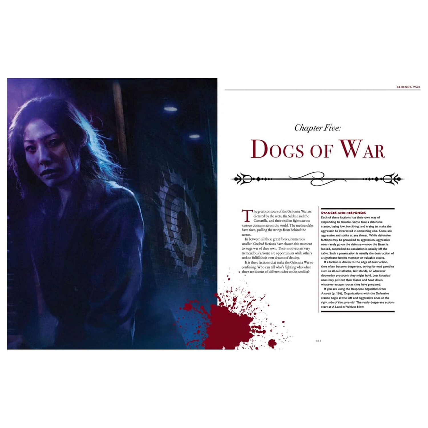 Vampire: The Masquerade 5th Edition RPG book Gehenna War Sourcebook *Englische Version* product photo