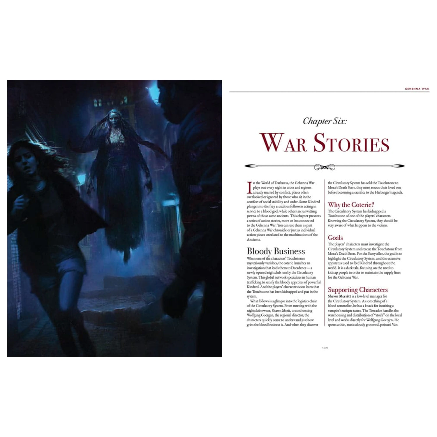 Vampire: The Masquerade 5th Edition RPG book Gehenna War Sourcebook *Englische Version* product photo
