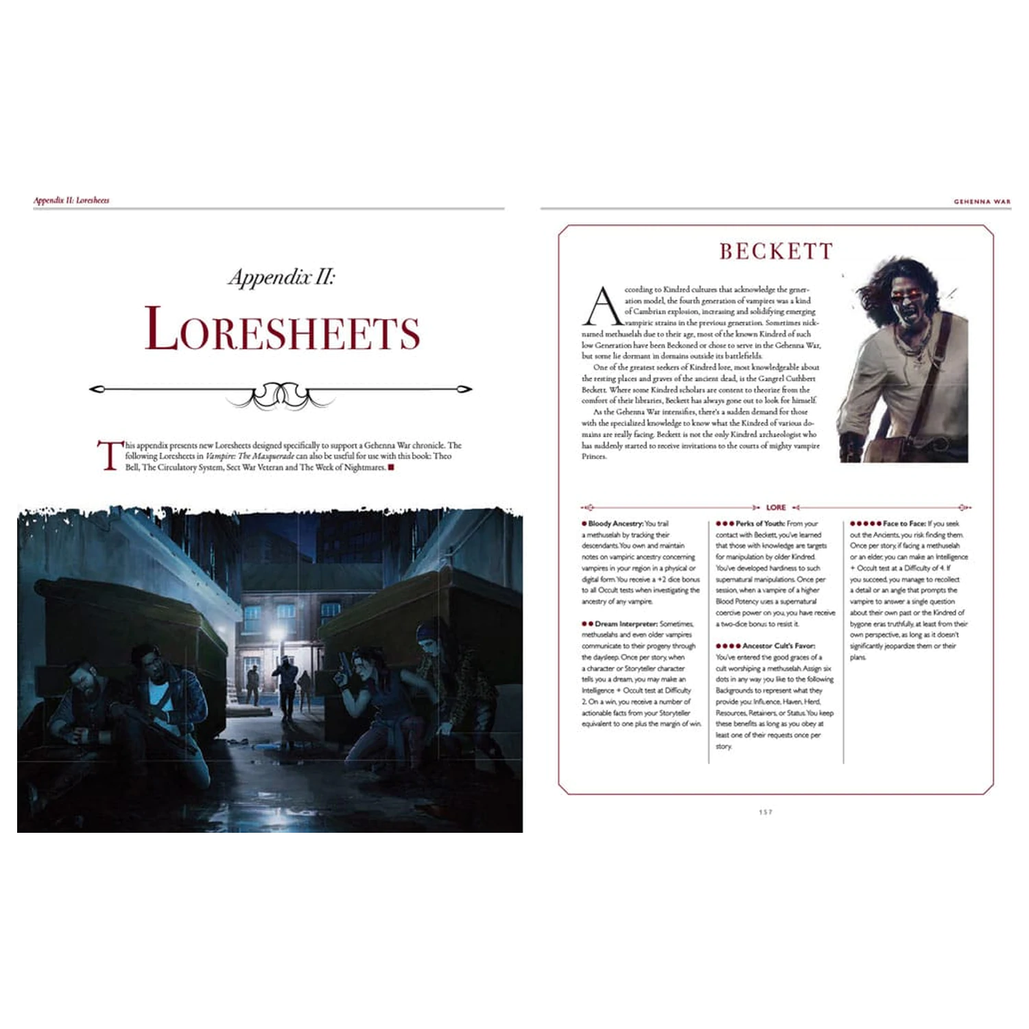 Vampire: The Masquerade 5th Edition RPG book Gehenna War Sourcebook *Englische Version* product photo