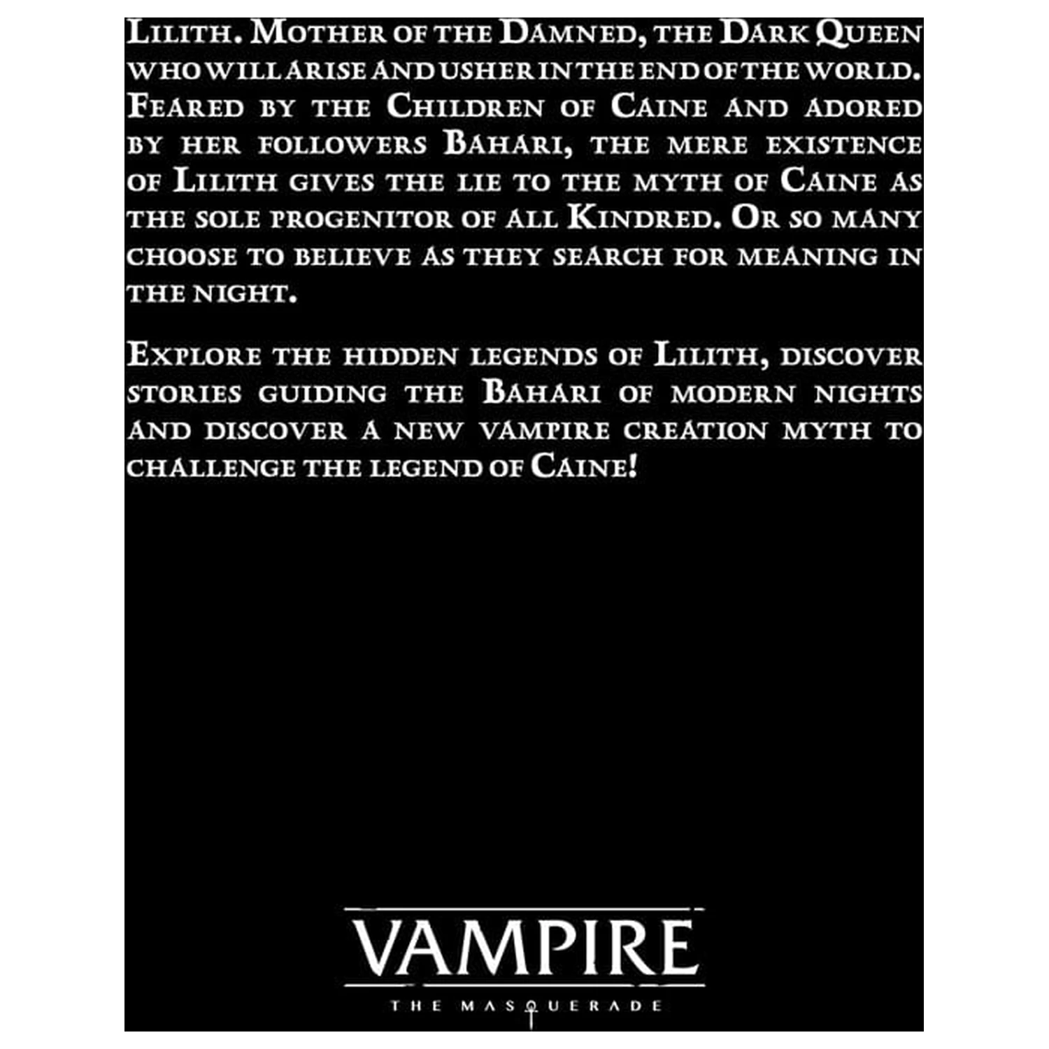 Vampire: The Masquerade 5th Edition RPG book Revelations of the Dark Mother Accessory *Englische Version* product photo