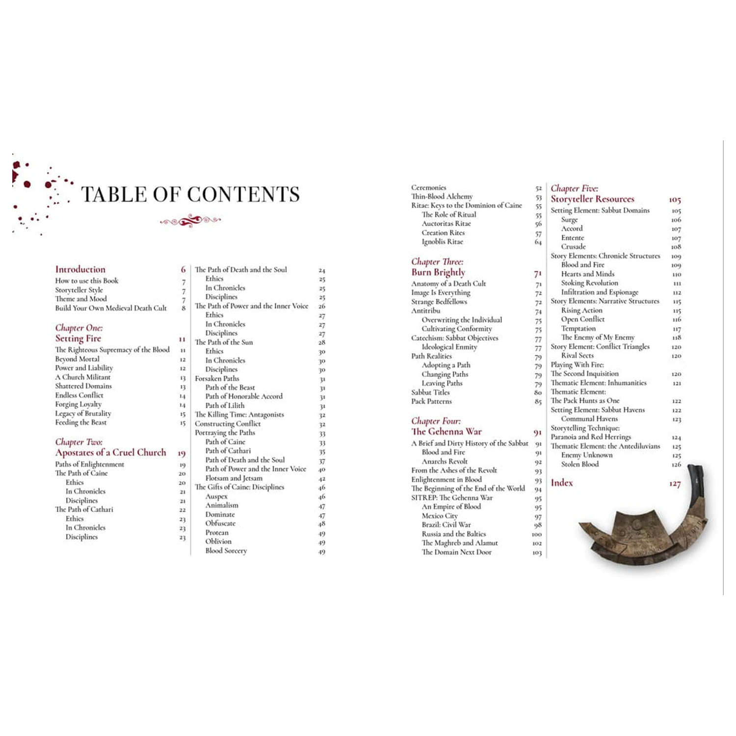 Vampire: The Masquerade 5th Edition RPG book Sabbat: The Black Hand Sourcebook *Englische Version* product photo