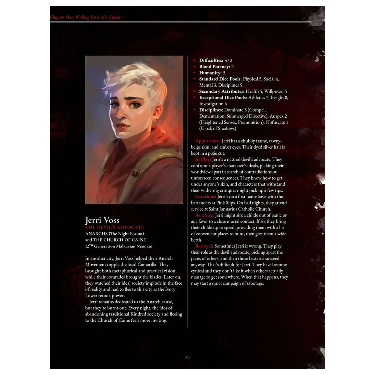 Vampire: The Masquerade 5th Edition RPG book The Crimson Gutter Chronicle Book *Englische Version* product photo
