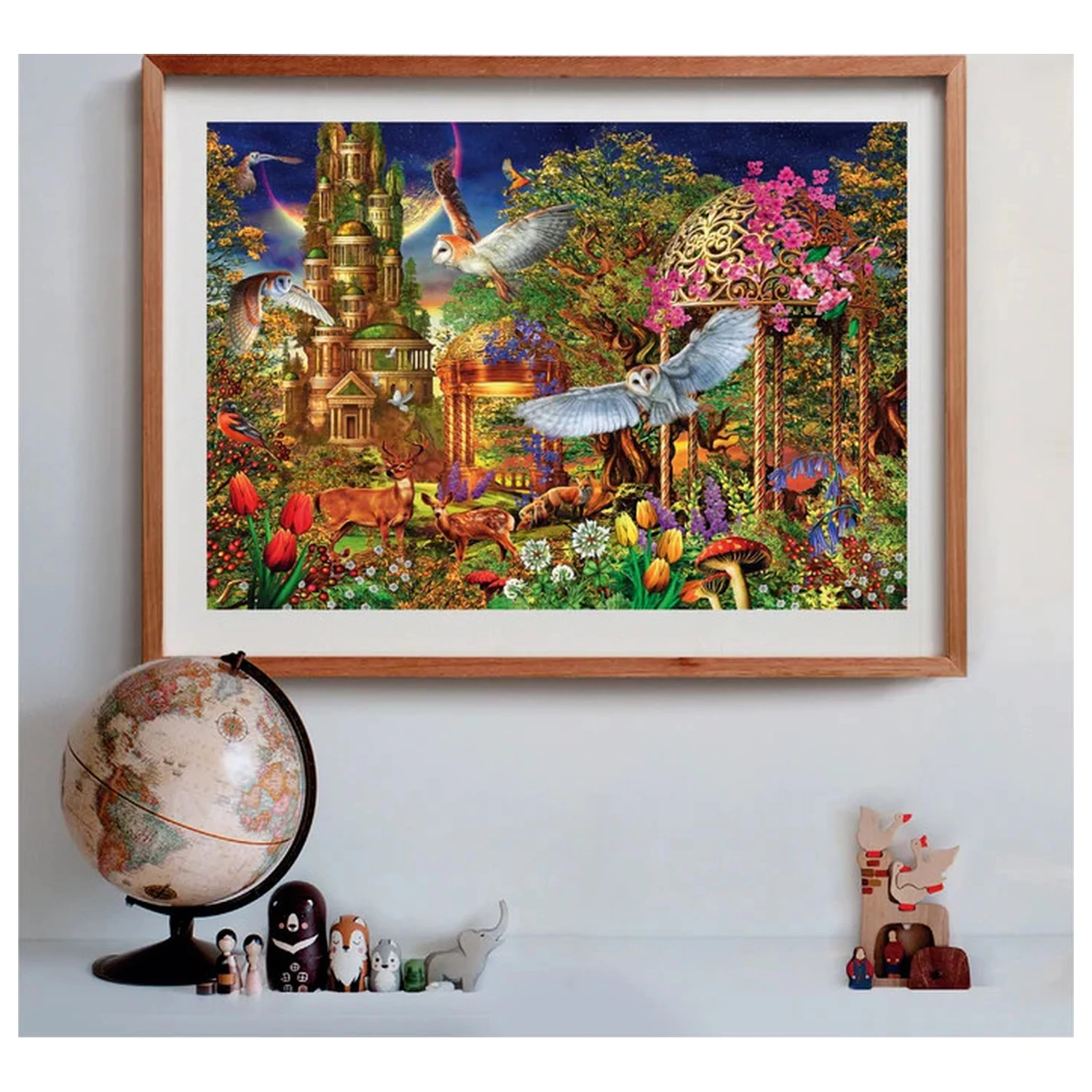 Enchanted Garden Woodland 1500-piece puzzle product photo