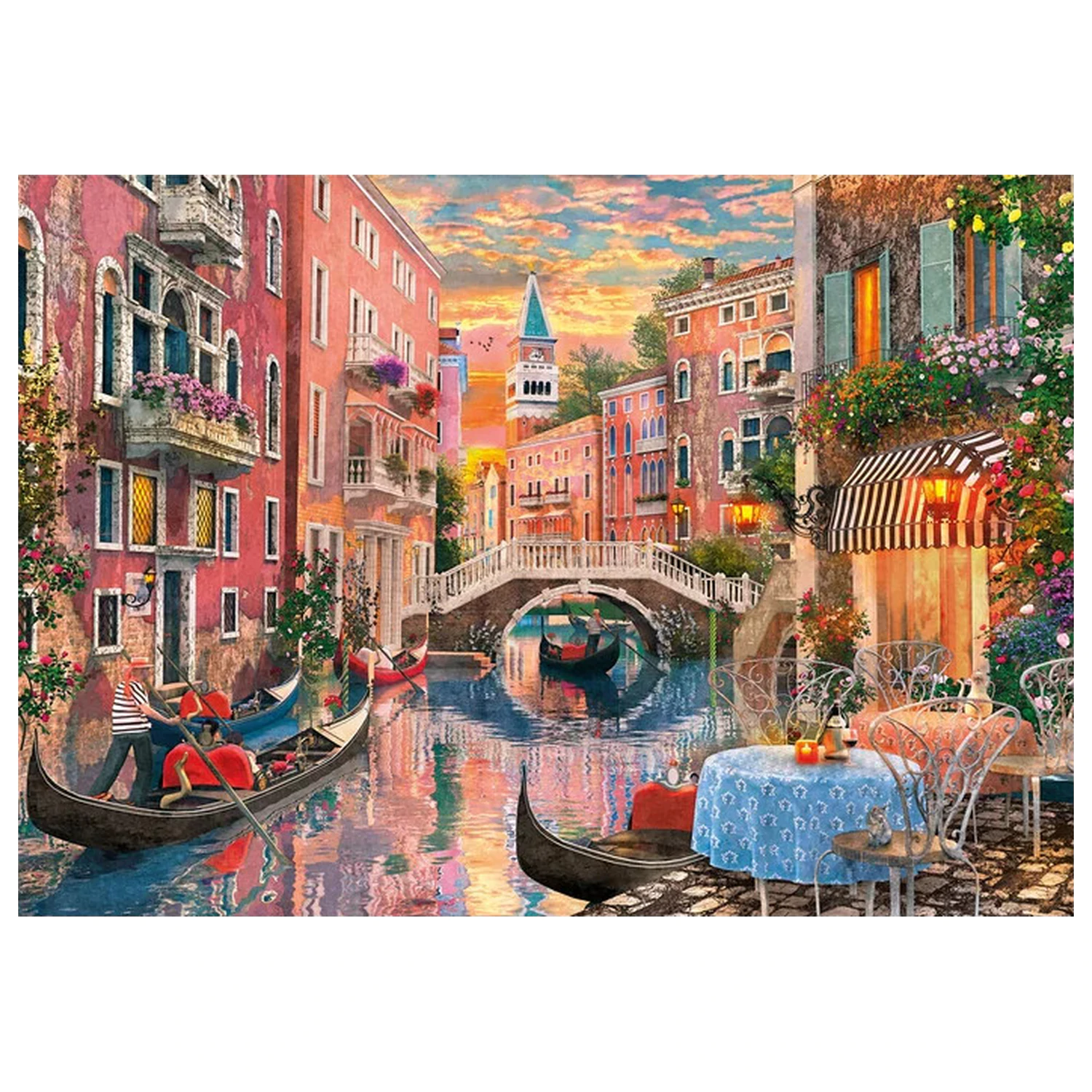 Venice Evening Sunset 6000-piece jigsaw puzzle product photo