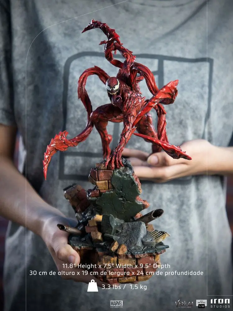 Venom: Let There Be Carnage BDS Art Scale Statue 1/10 Carnage 30 cm product photo