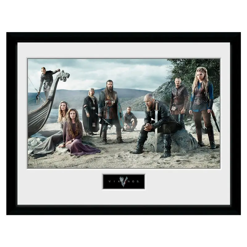 Vikings Beach Framed Photo product photo
