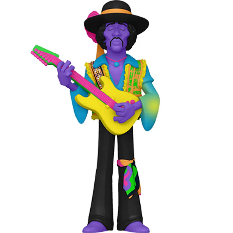 Jimi Hendrix Vinyl Gold Figure BLKLT 13 cm product photo