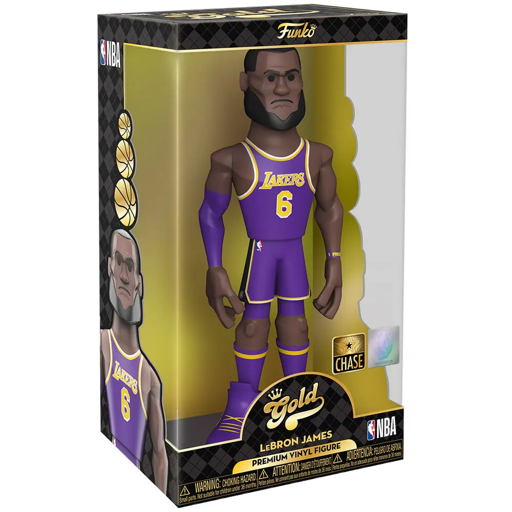 Vinyl Gold figure Lakers Lakers Lebron James 30cm Chase product photo