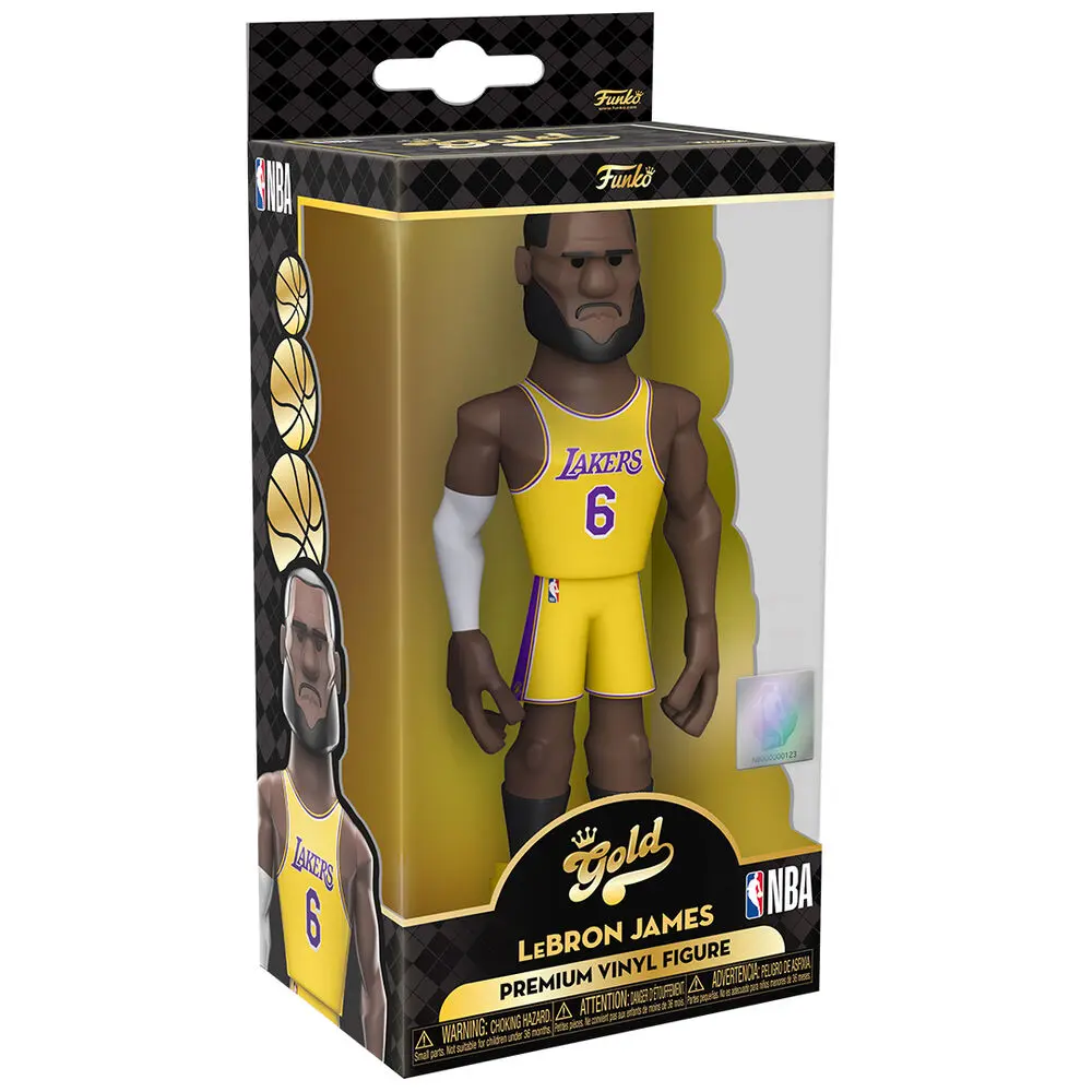 Vinyl Gold figure Lakers Lebron James product photo