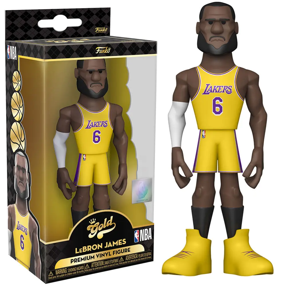 Vinyl Gold figure Lakers Lebron James product photo