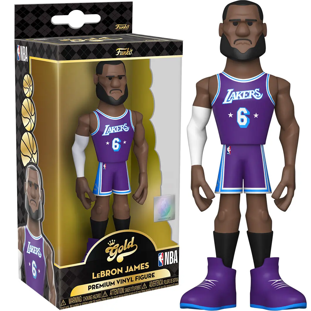 Vinyl Gold figure Lakers Lebron James product photo