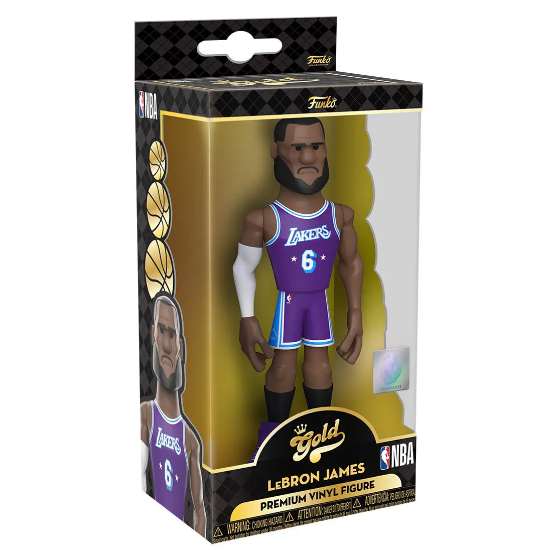 Vinyl Gold figure Lakers Lebron James product photo