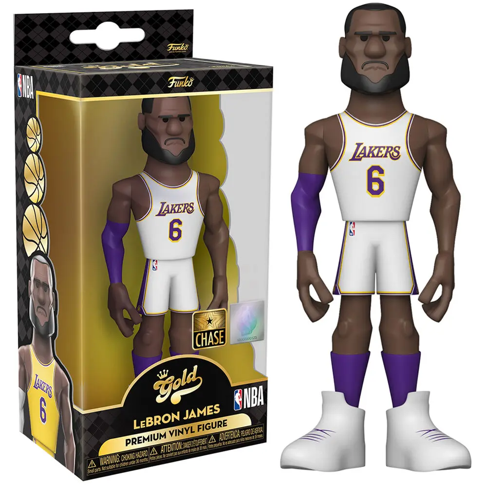 Vinyl Gold figure Lakers Lebron James Chase product photo
