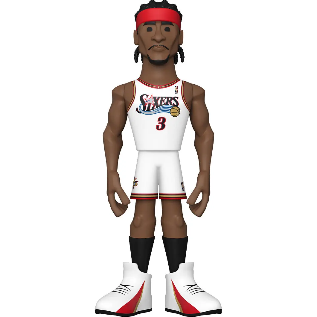 Vinyl Gold figure NBA 76ers Allen Iverson 30cm product photo