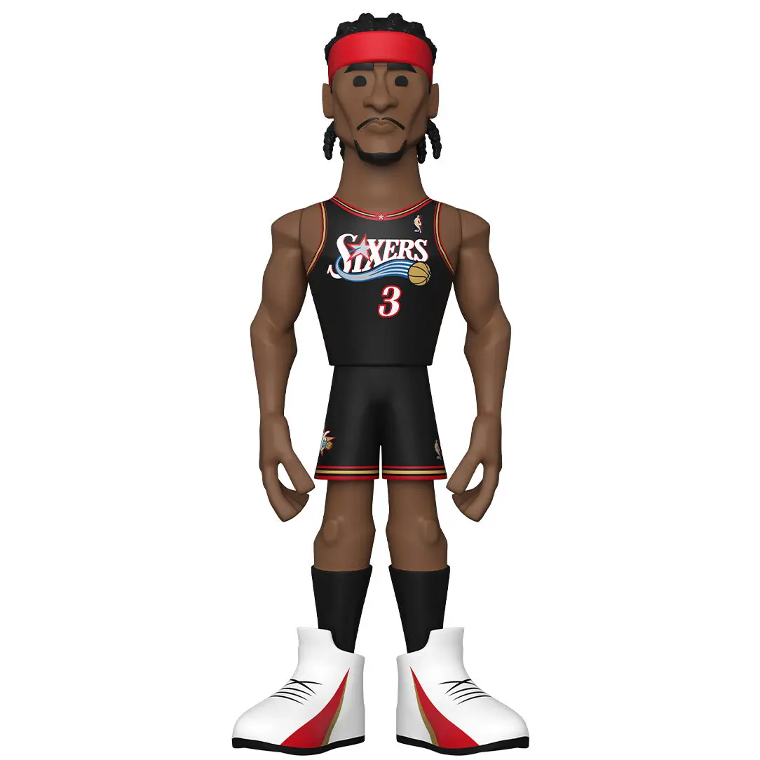 Vinyl Gold figure NBA 76ers Allen Iverson 30cm Chase product photo