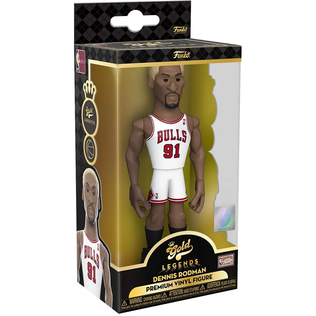 Vinyl Gold figure NBA Bulls Dennis Rodman product photo