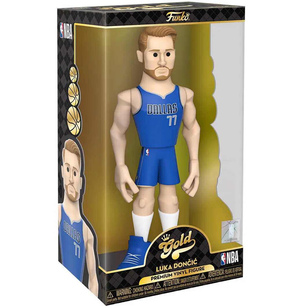 Vinyl Gold figure NBA Mavericks Luka Doncic 30cm product photo