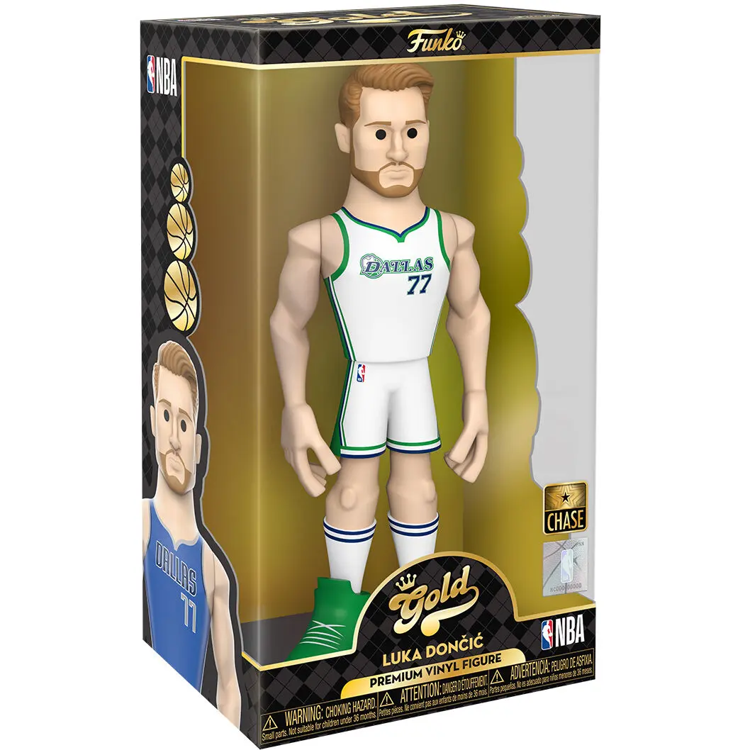 Vinyl Gold figure NBA Mavericks Luka Doncic 30cm Chase product photo