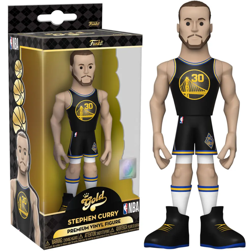 Vinyl Gold figure NBA Stephen Curry product photo