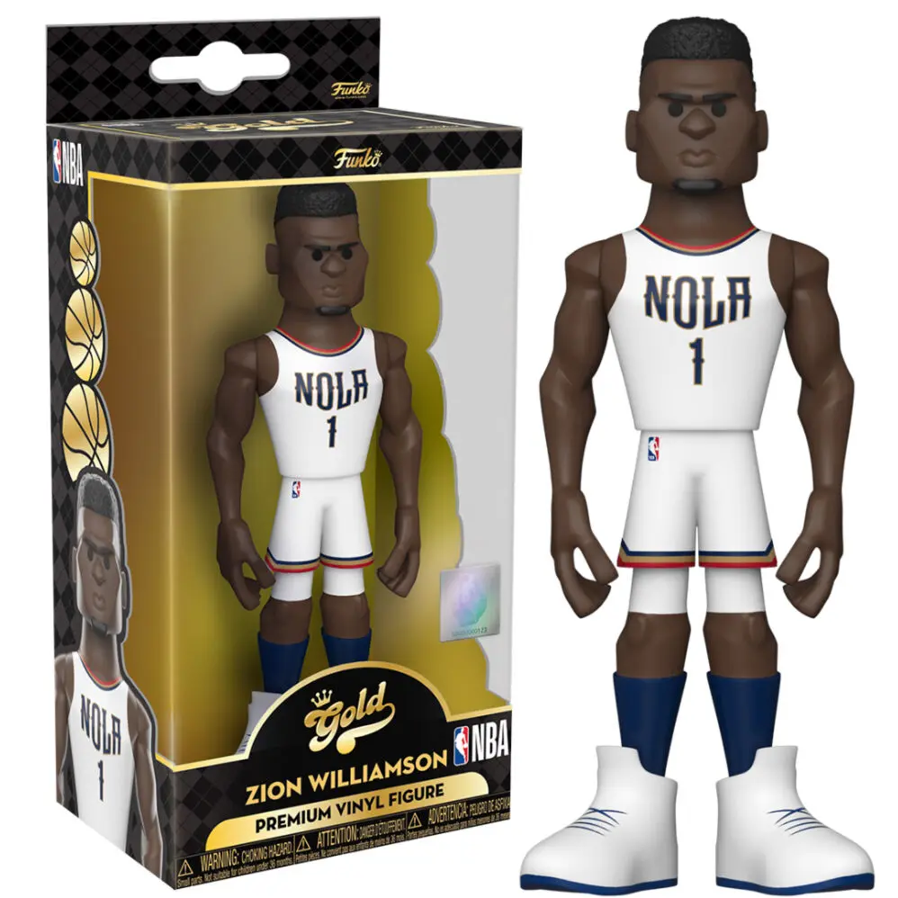 Vinyl Gold figure NBA Zion Williamson product photo