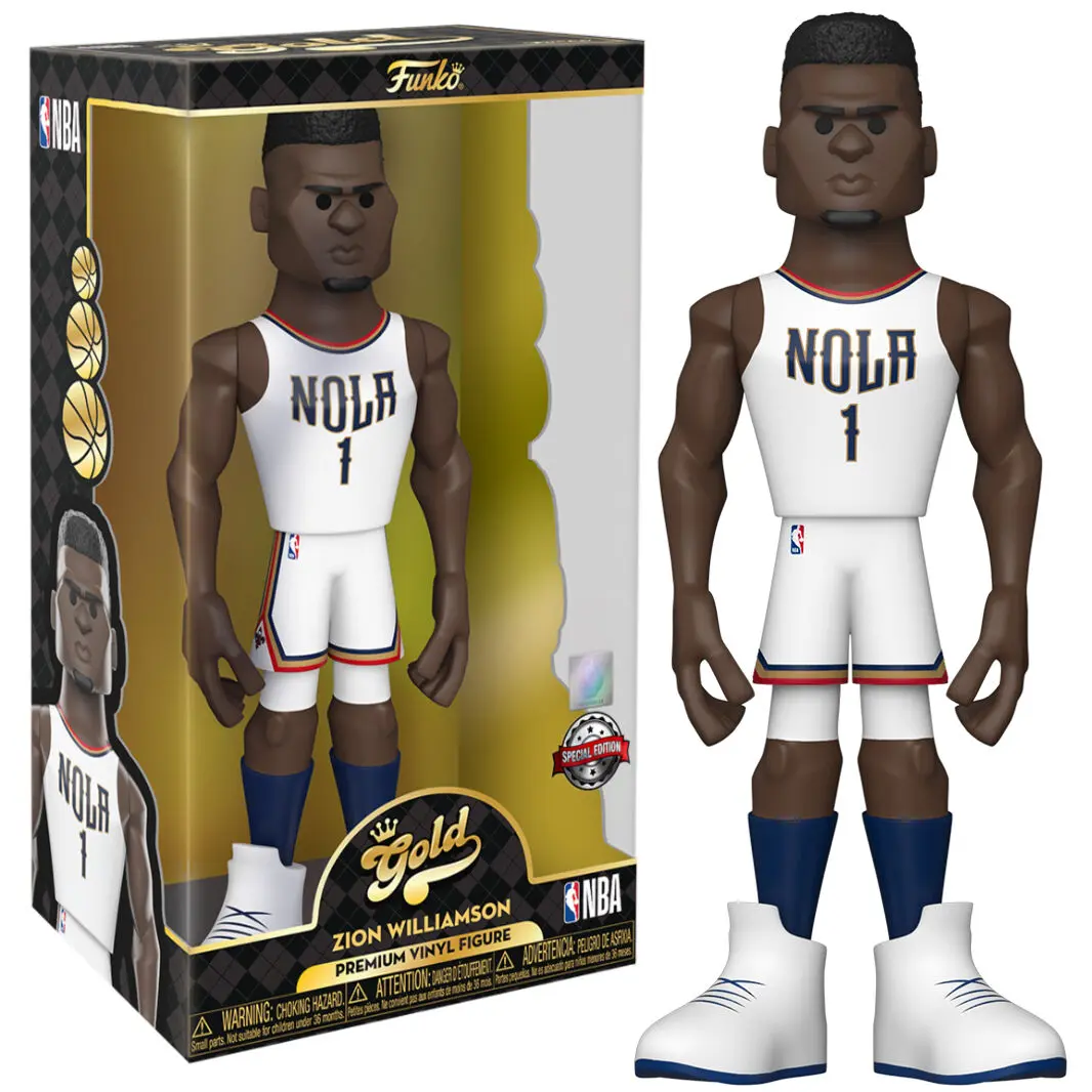 Vinyl Gold figure NBA Zion Williamson Exclusive 30 cm product photo