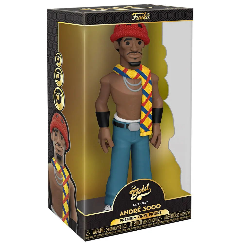 Outkast Vinyl Gold Figure Andre3000 (Black &amp; Gold Suit) 30 cm product photo