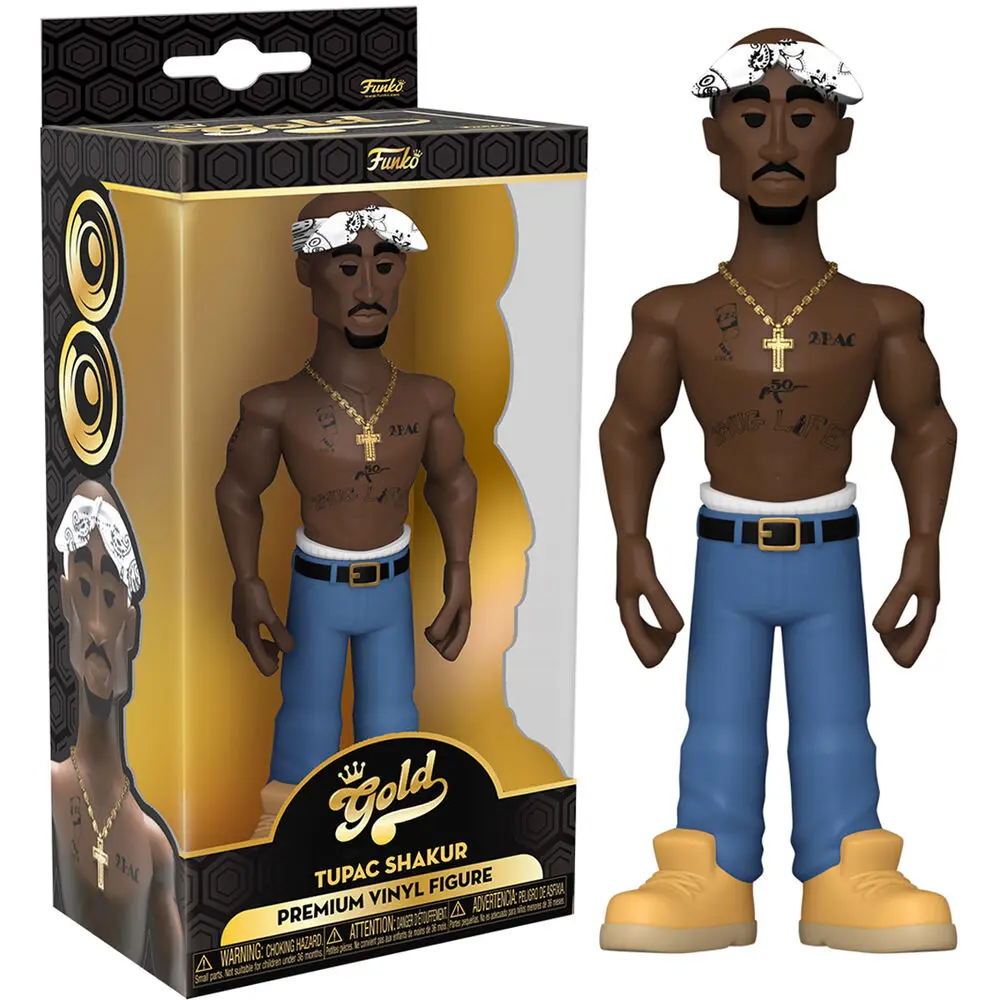 Tupac Vinyl Gold Figure Tupac 13 cm product photo